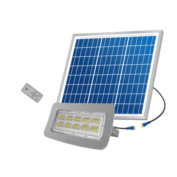 Projecteur Solaire LED Extérieur 5600 Lumen Avec Batterie Au Lithium LD-50w